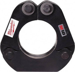 Milwaukee Tool - 2-1/2 Inch Pipe Capacity, 2-1/2 to 4 Inch Jaw Range, Presser Replacement Jaw - For Use with M18 FORCE LOGIC Press Tool - Industrial Tool & Supply