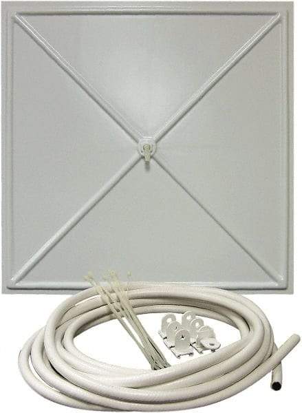 InBrella - 2' Diam, Square Pannel Leak Diverter - 2' Long x 2' Wide, White - Industrial Tool & Supply