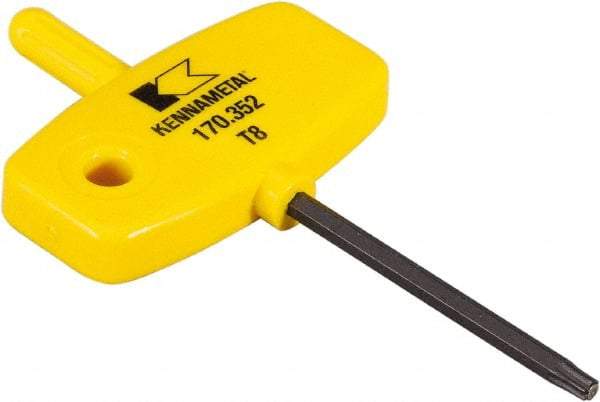 Kennametal - T8 Torx Drive, Driver for Indexable Modular Drills - KSEM Plus Series - Industrial Tool & Supply