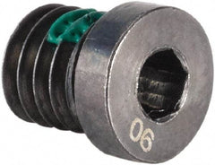 Kennametal - Coolant Lock Screw for Indexable End Mills - M4x0.7 Thread, For Use with Rotary Coolant Adapters - Industrial Tool & Supply