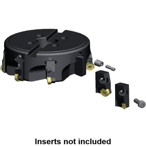 Kennametal - SP.N Insert Style, Indexable Milling Cartridge - KCMS Toolholder Style, Compatible with Face Mills, Series KCMS - Industrial Tool & Supply