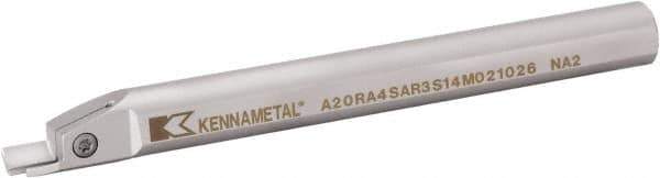 Kennametal - A4SS, Internal, Right Hand, 12mm Max Depth of Cut, 2mm Min Groove Width, Indexable Grooving Tool Holder - A4G0200M2SP02B Insert Compatibility, 16mm Shank Width, 201.45mm OAL, Through Coolant - Industrial Tool & Supply