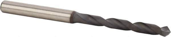 Kennametal - 7.2mm 90° Solid Carbide Jobber Drill - Diamond Finish, Right Hand Cut, Spiral Flute, Straight Shank, 91mm OAL, Split Point - Industrial Tool & Supply