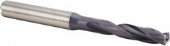 Kennametal - 6.2mm 140° Spiral Flute Solid Carbide Screw Machine Drill Bit - Industrial Tool & Supply