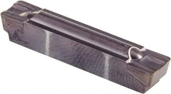 Kennametal - 0600G GMP Grade KCU25, 6mm Cutting Width Carbide Grooving Insert - 4.83mm Max Depth of Cut, Neutral, 0.79mm Corner Radius, AlTiN Finish - Industrial Tool & Supply