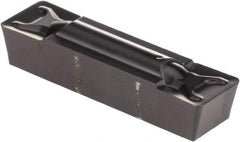 Kennametal - 0805G GMN Grade KCU25, 8.05mm Cutting Width Carbide Grooving Insert - 6.4mm Max Depth of Cut, Neutral, 0.79mm Corner Radius, AlTiN Finish - Industrial Tool & Supply