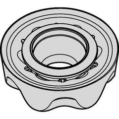 Kennametal - RCGX2006M0 Grade KC725M Carbide Milling Insert - TiN/TiCN/TiN Finish, 1/4" Thick, 20mm Inscribed Circle - Industrial Tool & Supply