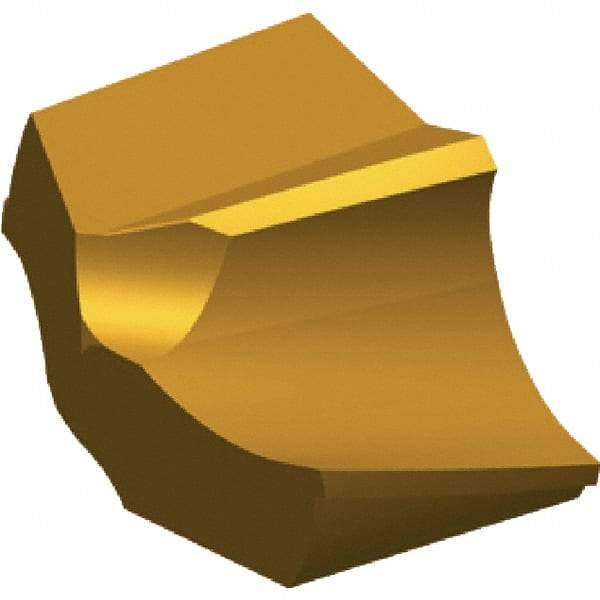 Kennametal - Series KSEM, 37mm Diam Grade KC7135 150° Replaceable Drill Tip - Carbide, TiN Finish, 10 Seat Size - Industrial Tool & Supply