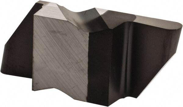Kennametal - 4062NRD Grade KCU10, 3.18mm Cutting Width Carbide Grooving Insert - 6.35mm Max Depth of Cut, Right Hand, 1.59mm Corner Radius, AlTiN Finish - Industrial Tool & Supply