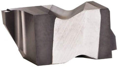 Kennametal - 3M120NG K Grade KCU10, 1.2mm Cutting Width Carbide Grooving Insert - 1.91mm Max Depth of Cut, Left Hand, 0.19mm Corner Radius, AlTiN Finish - Industrial Tool & Supply