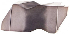 Kennametal - 3062NG K Grade KCU25, 1.58mm Cutting Width Carbide Grooving Insert - 2.39mm Max Depth of Cut, Left Hand, 0.19mm Corner Radius, AlTiN Finish - Industrial Tool & Supply