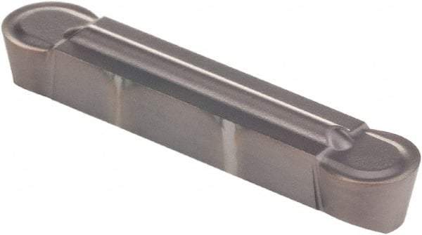 Kennametal - 0500R GMP Grade KCU25, 5mm Cutting Width Carbide Grooving Insert - 4.09mm Max Depth of Cut, Neutral, 2.5mm Corner Radius, AlTiN Finish - Industrial Tool & Supply