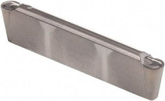 Kennametal - 0200A4 GMP Grade KCU25, 0.0787" Cutting Width Carbide Grooving Insert - 0.067" Max Depth of Cut, Neutral, 0.0394" Corner Radius, AlTiN Finish - Industrial Tool & Supply