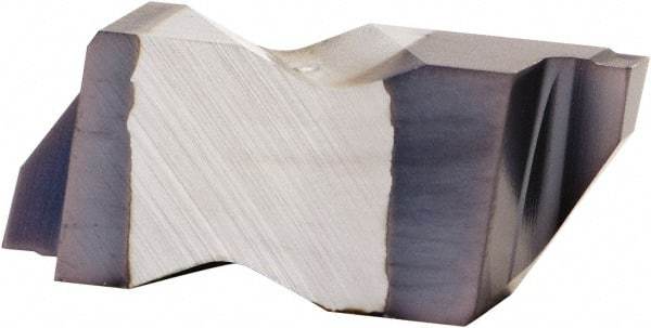 Kennametal - 3M200NF K Grade KC5025, 2mm Cutting Width Carbide Grooving Insert - 1.78mm Max Depth of Cut, Right Hand, 0.19mm Corner Radius, AlTiN Finish - Industrial Tool & Supply