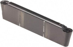 Kennametal - 0205G GMN Grade KCP10, 2.05mm Cutting Width Carbide Grooving Insert - 1.75mm Max Depth of Cut, Neutral, 1.07mm Corner Radius, TiCN/Al2O3 Finish - Industrial Tool & Supply