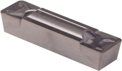 Kennametal - 0805G GMN Grade KCU25, 8.05mm Cutting Width Carbide Grooving Insert - 6.4mm Max Depth of Cut, Neutral, 1.19mm Corner Radius, AlTiN Finish - Industrial Tool & Supply