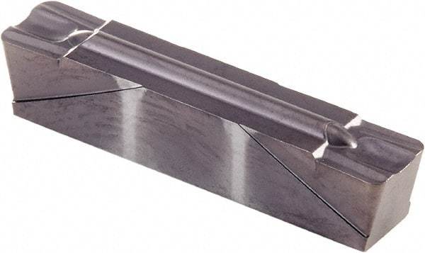Kennametal - 020A4 GMN Grade KCU25, 0.0807" Cutting Width Carbide Grooving Insert - 0.069" Max Depth of Cut, Neutral, 0.042" Corner Radius, AlTiN Finish - Industrial Tool & Supply