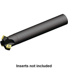 Kennametal - 45° Lead Angle, 22.16mm Max Cut Diam, 10mm Min Cut Diam, 5.85mm Max Depth of Cut, Indexable Chamfer and Angle End Mill - 1 Insert, SDCW 090308 Insert Style, 82.7mm Overall Length, Straight Shank - Industrial Tool & Supply