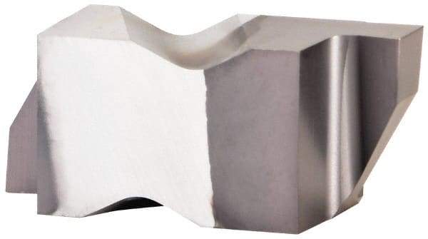 Kennametal - 3088NG Grade KCU25, 2.24mm Cutting Width Carbide Grooving Insert - 2.39mm Max Depth of Cut, Right Hand, 0.19mm Corner Radius, AlTiN Finish - Industrial Tool & Supply
