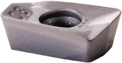 Kennametal - EP0708 GE Grade KCPK30 Carbide Milling Insert - TiN/TiCN/Al2O3 Finish, 0.1102" Thick, 1/32" Corner Radius - Industrial Tool & Supply