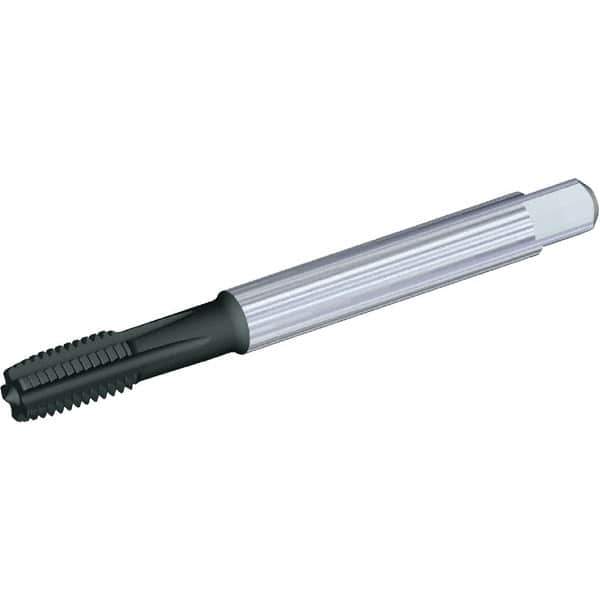 Kennametal - M14x1.50 Metric Fine 6HX 5 Flute TiAlN Finish Solid Carbide Straight Flute Machine Tap - Plug, Right Hand Thread, 110mm OAL, 24mm Thread Length, Oversize - Exact Industrial Supply