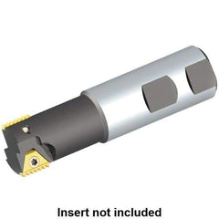 Kennametal - 42mm Cut Diam, 45mm Max Hole Depth, 32mm Shank Diam, Internal/External Indexable Thread Mill - Insert Style STN 27, 27mm Insert Size, 2 Inserts, Toolholder Style TMS, 120mm OAL - Industrial Tool & Supply