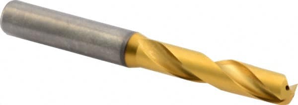 Kennametal - 11/32" 140° Spiral Flute Solid Carbide Screw Machine Drill Bit - Industrial Tool & Supply