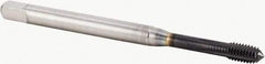 Kennametal - M4x0.70 Metric Coarse 6HX Modified Bottoming Thread Forming Tap - Powdered Metal High Speed Steel, Diamond-Like Carbon (DLC) Finish, 63mm OAL, 7mm Thread Length, Right Hand Thread, Series T622 - Exact Industrial Supply
