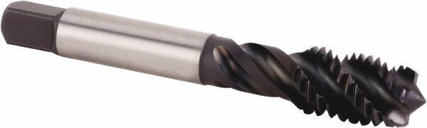 Kennametal - M14x2.00 Metric 5 Flute 6HX Modified Bottoming Spiral Flute Tap - Powdered Metal, TiN/CrC/C Finish, 91.19mm OAL, Right Hand Flute, Right Hand Thread, Series T630 - Industrial Tool & Supply