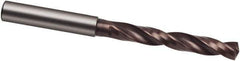 Guhring - 17.5mm 140° Solid Carbide Jobber Drill - nano-SI Finish, Right Hand Cut, Spiral Flute, 143mm OAL, HF Point - Industrial Tool & Supply