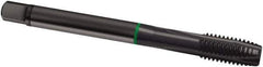 Guhring - 1/2-13 UNC, 4 Flute, Oxide Finish, Cobalt Spiral Point Tap - Plug Chamfer, Right Hand Thread, 100mm OAL, 2B Class of Fit, Series 2883 - Exact Industrial Supply