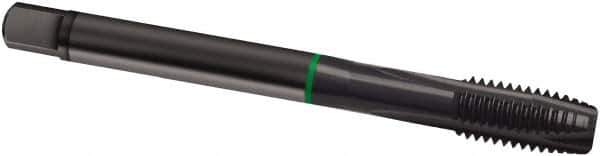 Guhring - M8x0.75 Metric Fine, 3 Flute, Oxide Finish, Cobalt Spiral Point Tap - Plug Chamfer, Right Hand Thread, 80mm OAL, 6H Class of Fit, Series 2879 - Exact Industrial Supply