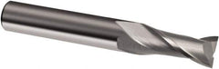 Guhring - 1", 2-1/4" LOC, 1" Shank Diam, 5" OAL, 2 Flute, Solid Carbide Square End Mill - Single End, Uncoated, Spiral Flute, 30° Helix, Right Hand Cut, Right Hand Flute, Series 3147 - Industrial Tool & Supply