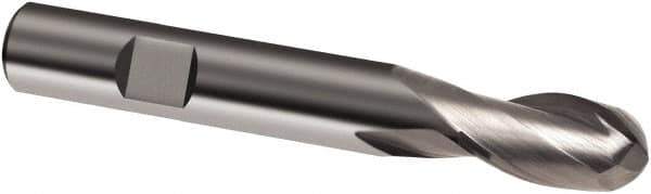 Guhring - 16mm, 26mm LOC, 16mm Shank Diam, 92mm OAL, 2 Flute, Solid Carbide Square End Mill - Single End, Uncoated, Spiral Flute, 30° Helix, Right Hand Cut, Right Hand Flute, Series 3024 - Industrial Tool & Supply
