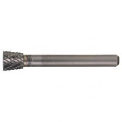 SN-51 Double Cut Solid Carbide Bur-Inverted Taper Shape - Industrial Tool & Supply