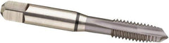 Guhring - 1/4-28 UNF, 3 Flute, MolyGlide Finish, Cobalt Spiral Point Tap - Plug Chamfer, Right Hand Thread, 2-1/2" OAL, 2B Class of Fit, Series 3968 - Exact Industrial Supply