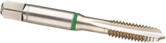 Guhring - M2x0.40 Metric, 3 Flute, Bright Finish, Cobalt Spiral Point Tap - Plug Chamfer, Right Hand Thread, 1-3/4" OAL, 6H Class of Fit, Series 3912 - Exact Industrial Supply