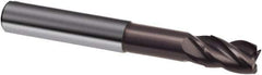 Guhring - 20mm, 26mm LOC, 20mm Shank Diam, 126mm OAL, 4 Flute, Solid Carbide Square End Mill - Single End, Nano-A Finish, Spiral Flute, 36/38° Helix, Centercutting, Right Hand Cut, Right Hand Flute, Series 3806 - Industrial Tool & Supply