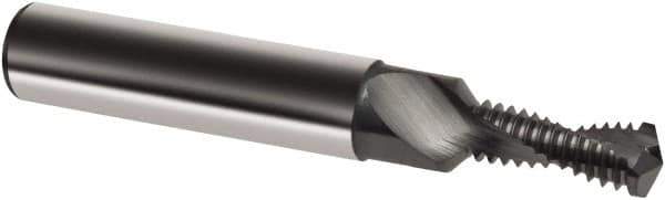 Guhring - M5x0.50 Metric Fine, 0.1772" Cutting Diam, 2 Flute, Solid Carbide Helical Flute Thread Mill - Internal Thread, 10.8mm LOC, 54mm OAL, 6mm Shank Diam - Industrial Tool & Supply