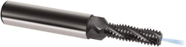 Guhring - M20x2.5 Metric, 0.5709" Cutting Diam, 4 Flute, Solid Carbide Helical Flute Thread Mill - Internal Thread, 48.8mm LOC, 125mm OAL, 20mm Shank Diam - Industrial Tool & Supply