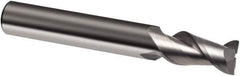 Guhring - 14mm, 22mm LOC, 14mm Shank Diam, 83mm OAL, 2 Flute, Solid Carbide Square End Mill - Single End, Uncoated, Spiral Flute, 45° Helix, Right Hand Cut, Right Hand Flute, Series 3309 - Industrial Tool & Supply
