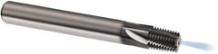 Guhring - 3/8-18 NPTF, 0.4921" Cutting Diam, 4 Flute, Solid Carbide Helical Flute Thread Mill - Internal Thread, 14.82mm LOC, 80mm OAL, 14mm Shank Diam - Industrial Tool & Supply