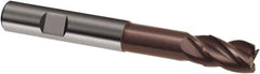 Guhring - 20mm, 26mm LOC, 20mm Shank Diam, 126mm OAL, 4 Flute, Solid Carbide Square End Mill - Single End, Nano-A Finish, Spiral Flute, 36/38° Helix, Centercutting, Right Hand Cut, Right Hand Flute, Series 3807 - Industrial Tool & Supply
