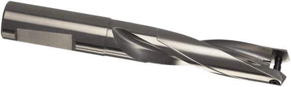 Guhring - 12.5 to 12.99mm Diam, 3xD, 39.7mm Max Depth, 12mm Shank Diam, 106mm Flute, 106mm OAL, Replaceable Tip Drill - HT 800 WP Insert, 120 Seat Size, 3xD HT 800 WP Toolholder, Series 4107 - Industrial Tool & Supply