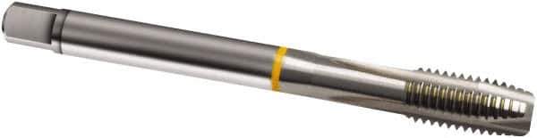 Guhring - M9x1.00 Metric Fine, 3 Flute, Bright Finish, Cobalt Spiral Point Tap - Plug Chamfer, Right Hand Thread, 90mm OAL, 6H Class of Fit, Series 827 - Exact Industrial Supply