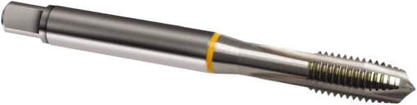 Guhring - M8x1.25 Metric, 3 Flute, Bright Finish, Cobalt Spiral Point Tap - Plug Chamfer, Right Hand Thread, 90mm OAL, 6H Class of Fit, Series 803 - Exact Industrial Supply