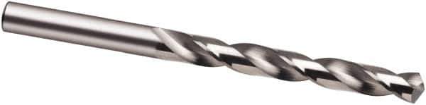 Guhring - 6.1mm 118° Solid Carbide Jobber Drill - Bright Finish, Right Hand Cut, Spiral Flute, 101mm OAL, Faceted Point - Industrial Tool & Supply