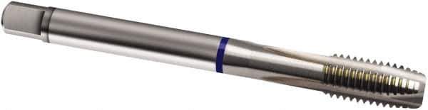 Guhring - 9/16-12 UNC, 4 Flute, Bright Finish, Cobalt Spiral Point Tap - Plug Chamfer, Right Hand Thread, 110mm OAL, 2B Class of Fit, Series 1985 - Exact Industrial Supply