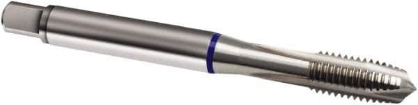 Guhring - 1/4-20 UNC, 3 Flute, Bright Finish, Cobalt Spiral Point Tap - Plug Chamfer, Right Hand Thread, 80mm OAL, 2B Class of Fit, Series 1980 - Exact Industrial Supply