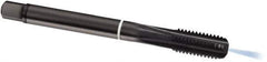 Guhring - M12x1.75 Metric, 4 Flute, Oxide Finish, Cobalt Spiral Point Tap - Modified Bottoming Chamfer, Right Hand Thread, 110mm OAL, 6HX Class of Fit, Series 1897 - Exact Industrial Supply